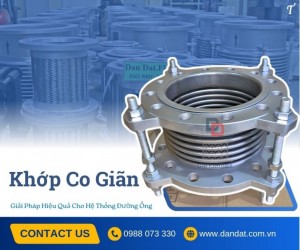 Khớp nối mềm inox nối bích, khớp nối chống rung có pasty, khớp nối mềm inox công nghiệp