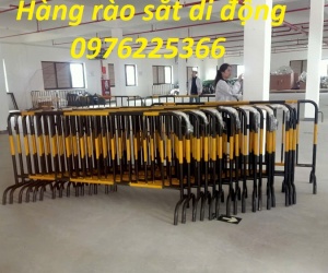 Mẫu hàng rào sắt di động Đẹp - Bền Bỉ - Giá Rẻ