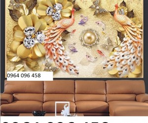 Tranh gạch 3d trang trí phòng khách đẹp - NBV44