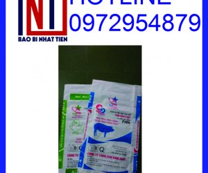 Bao PP dệt tráng keo đựng thức ăn chăn nuôi