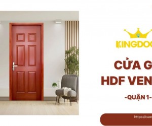 Cửa Gỗ HDF Veneer Tại Quận 1 | Giá Rẻ Tận Xưởng