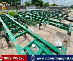 Thanh lý lô hàng khủng: 7 mooc xương KCT 40 feet lướt 90%