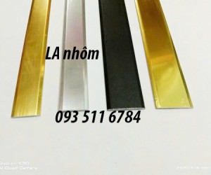 Nẹp góc bo tròn nẹp U nhôm nẹp V inox màu la nhôm Inox
