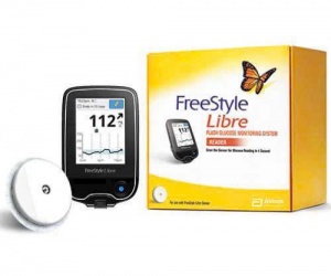 THIẾT BỊ Y TẾ 4H : Má đo đường huyết KHÔNG CẦN LẤY MÁU FREESTYLE LIBRE