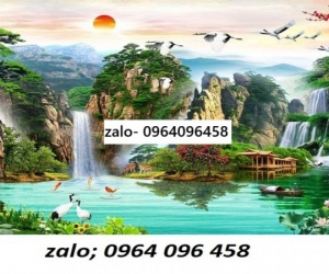Tranh gạch men 3d ốp tường phòng khách - 433XC