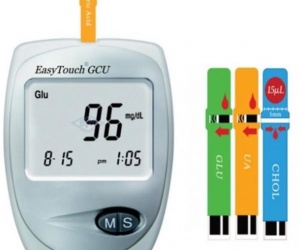 THIẾT BỊ Y TẾ 4H : Máy đo 3 in 1 (Đường huyết- Mỡ máu- Acid Uric(gout)