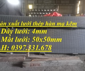LƯỚI THÉP HÀN MẠ KẼM
