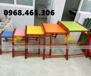 Băng ghế thể dục lắp ráp mầm non, bộ thăng bằng mầm non