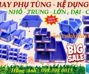 Khay nhựa trong kho linh kiện điện lạnh 