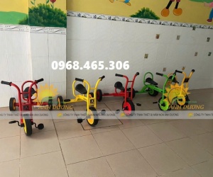 Xe đạp đơn 3 bánh mầm non nhiều màu