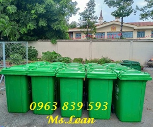 Thùng rác công nghiệp 240L đựng rác ngoài trời giá tốt/ 0963 839 593 Ms.Loan