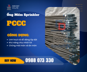 KHỚP NỐI MỀM INOX DÙNG CHO ĐẦU SPRINKLER | PHỤ KIỆN ỐNG MỀM SPRINKLER 