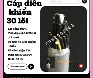 Cáp Điều Khiển 30 Lõi Altek Kabel Truyền Tín Hiệu Ổn Định