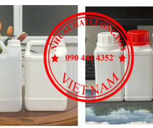 Chuyên sx can nhựa 5 lít tại xưởng, can nhựa 2 lít giá thấp nhất thị trường 