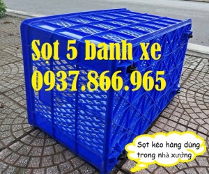 Sọt kéo hàng xưởng may, sọt rỗng 