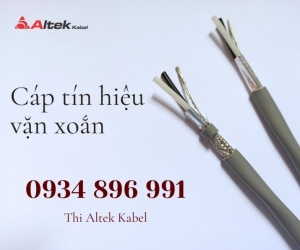 Cáp tín hiệu AWG vặn xoắn 2 lớp chống nhiễu Altek Kabel