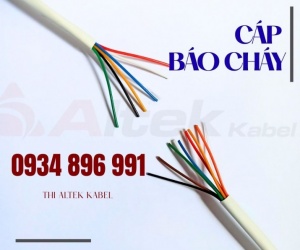 Cáp báo cháy 0.22mm² – 4, 6, 8 lõi (CU), giao nhanh toàn quốc