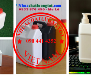 Can nhựa đựng nước uống 5 lít, can 2 lít đựng hóa chất nông sản, can 1 lít đựng dầu nhớt, can nhựa 5