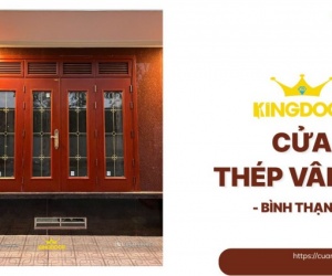 Cửa Thép Vân Gỗ Tại Bình Thạnh | Giá Tốt, Bảo Hành Lâu Dài