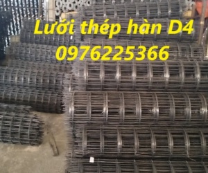 Lưới thép hàn phi 4 ô 50x50, 100x100, 150x150, 200x200 hàng  cuộn, hàng tấm 