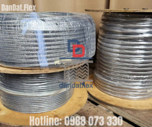 Gia công đan lưới inox cho dây điện, Dây điện bọc lưới inox 304, Đan lưới inox