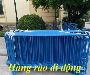 Giá hàng rào chắn di động khổ 1m x 2m