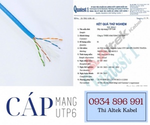 Cáp Mạng UTP/FTP Cat6 – Hỗ Trợ Hệ Thống Camera & Mạng Văn Phòng
