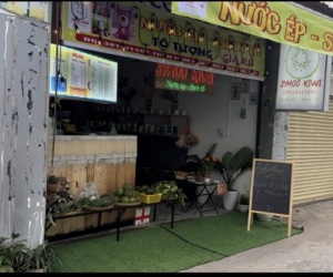 CẦN SANG NHƯỢNG LẠI TIỆM NƯỚC - SINH TỐ TẠI NINH KIỀU, CẦN THƠ