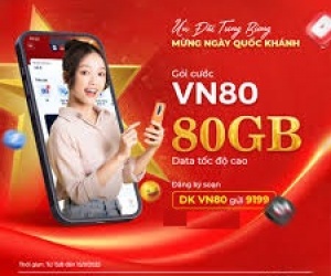 Gói cước VN80 MobiFone – Chỉ 50k có ngay 80GB dùng trong 7 ngày