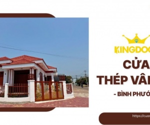 Cửa Thép Vân Gỗ Tại Bình Phước | Sang Trọng – Bền Bỉ – Giá Tốt