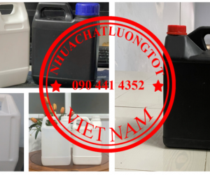 Chuyên bán can nhựa đựng hóa chất 500ml, 1 lít, 2 lít, 5 lít màu vàng, trắng, đen