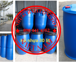 Thùng phuy nhựa 220L đựng dầu nhờn, vỏ thùng phuy 120 lít đựng hóa chất 