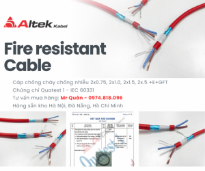 Altek Kabel: Cáp điều khiển 12x0.5, 12x0.75, 12x1.0, 12x1.5