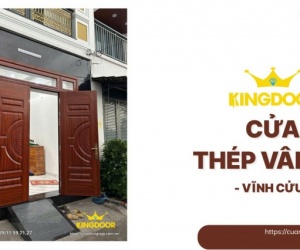 Cửa Thép Vân Gỗ Tại Vĩnh Cửu | Đẹp Như Gỗ – Bền Hơn Thép