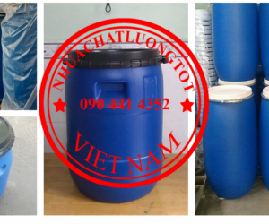 Vỏ thùng phuy 30 lít xanh, thùng nhựa 50 lít đựng thực phẩm, thùng phi 60 lít đựng kiềm
