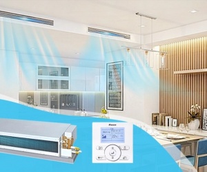 Thi công lắp Điều hòa giấu trần DAIKIN FDMNQ Non-Inverter/R410 lưu lượng gió mạnh mẽ