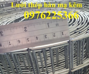 Lưới thép mạ kẽm 50x50, 50x100, 100x100 hàng cuộn 