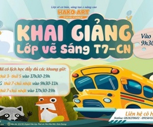 ► Chiêu sinh lớp vẽ Hako, KHAI GIẢNG LỚP VÀO SÁNG THỨ 7- CHỦ NHẬT