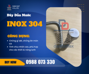 Dây Dẫn Nước Inox/Ống Mềm Dẫn Nước Nóng Lạnh/Dây Cấp Nước Vòi Chậu Lavabo