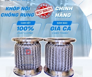 Khớp nối mềm bằng inox/ Khớp nối mềm inox chịu nhiệt/ Khớp nối chống rung inox
