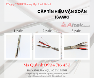 Cáp tín hiệu âm thanh 16awg Altek Kabel Đà Nẵng, Hà Nội, Sài Gòn