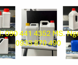 Can Nhựa HDPE 1L/2L/5L: Nhỏ Gọn, Dày Dặn Lưu Trữ Hóa Chất Tại Nhà.