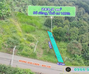 Bán Đất Thổ Cư (6,7mx35m) Mt Đường Nhựa “ Suối Chồn-Bầu Cối” Giá Chỉ 1,450 Tỷ. 