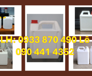 Bình nhựa 2 lít đựng tinh dầu, can nhựa 5 lít đựng hóa chất y tế 