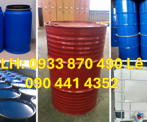 Gía thùng phuy sắt 220L, vỏ thùng phuy sắt mới mua ở đâu