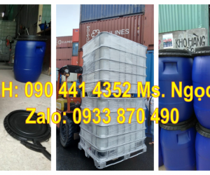 Thùng phuy nhựa trồng rau sạch, vỏ thùng phuy nhựa 220L đựng mực in