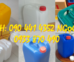 Bán can nhựa 10L, can 20 lít đựng dầu, can 25 lít đựng dung dịch, thùng nhựa 3L đựng thực phẩm