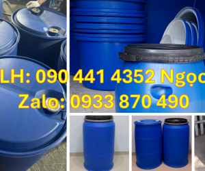 Bán thùng phuy nhựa đựng hóa chất loãng, thùng phuy đựng hóa chất công trình