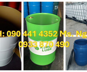 Thùng phuy sắt mới giá tốt nhất thị trường, có đủ 2 loại nắp kín, nắp hở 