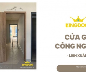 Cửa Gỗ Công Nghiệp tại Linh Xuân | Chất Lượng & Thẩm Mỹ